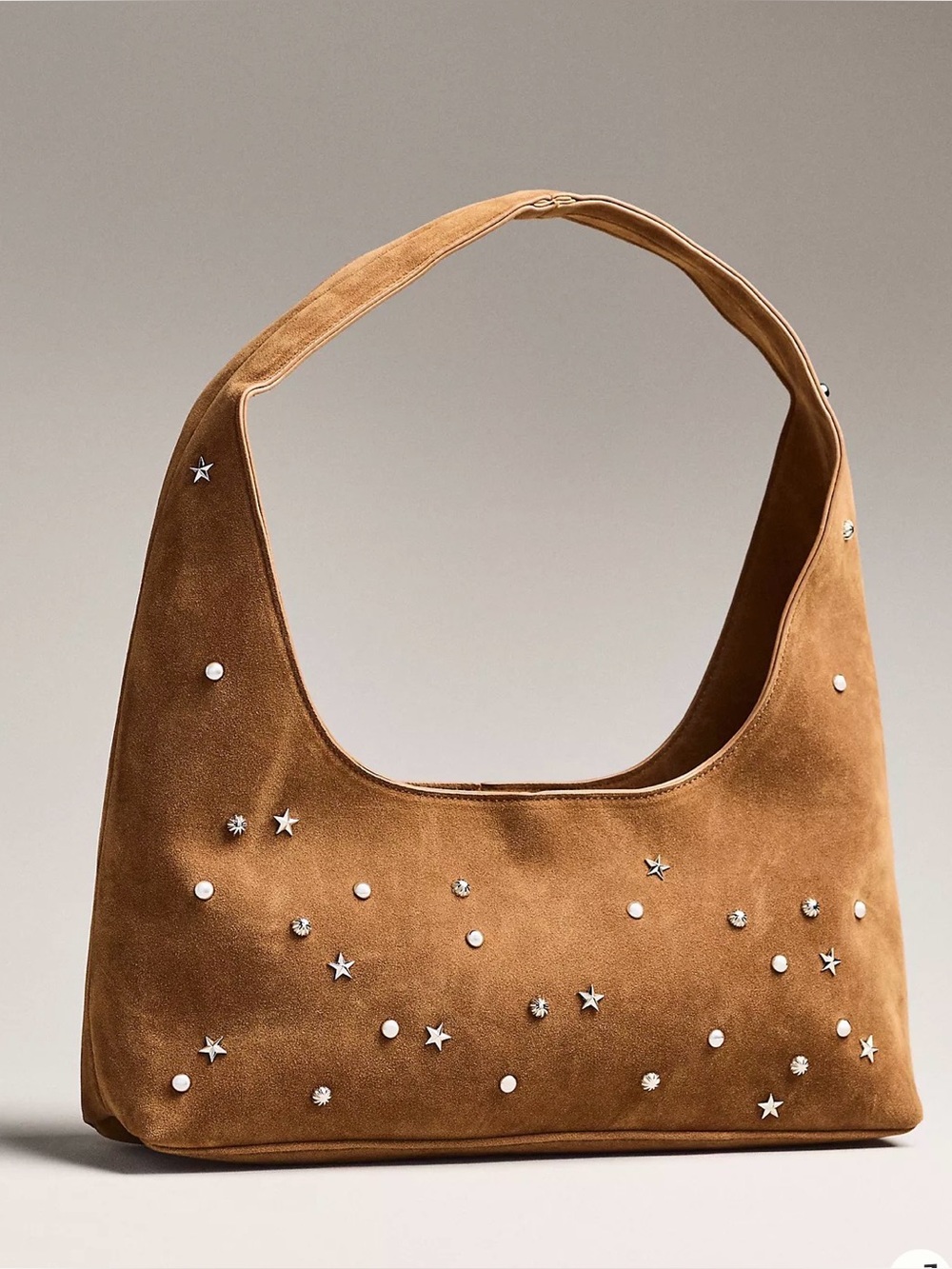 NWT Melie Bianco Reina Faux-Suede
Studded Shoulder Bag ✨⭐️🌟